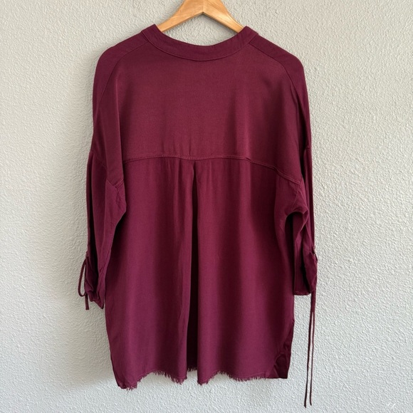 XCVI Yorrick Top Size Small NWT in Windsor Wine - Picture 4 of 5